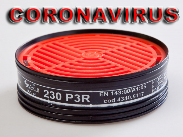 2x Partikelfilter 230 P3R D Coronavirus-HM