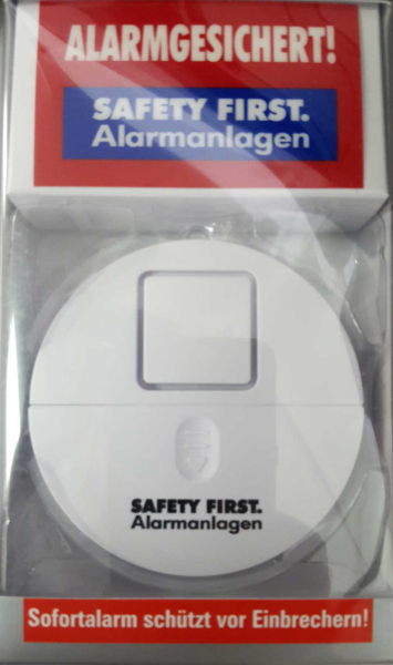 Premium Glasbruchalarm Safety First weiß
