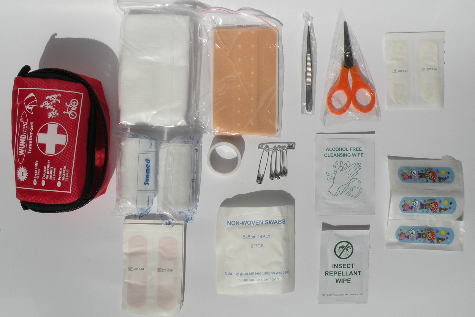 DOITOOL 2 Sets Outdoor-Notfallset Reise-Aufbewahrungstasche  Überlebensvorbereitung Lieferungen Medizinische Notfallversorgung  Sicherheit