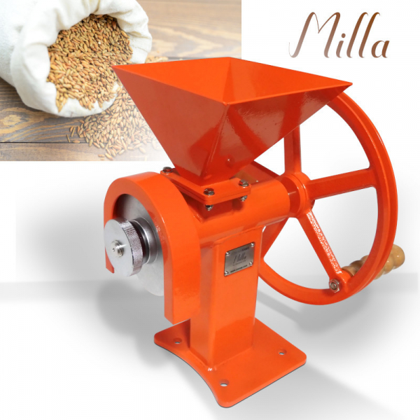 Getreidemühle Handbetrieb Handgetreibemühle Kornmühle Milla robust Stahl