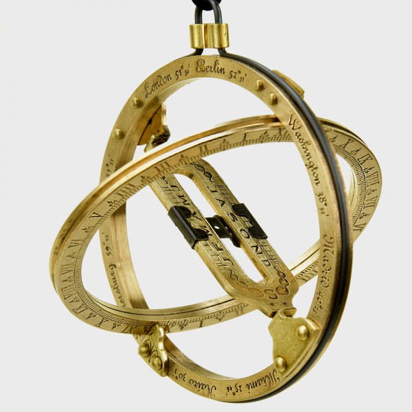 Geschenk für Männer Sundial Sonnenuhr Antik und nostalgisch Kompass  Erdmodell 