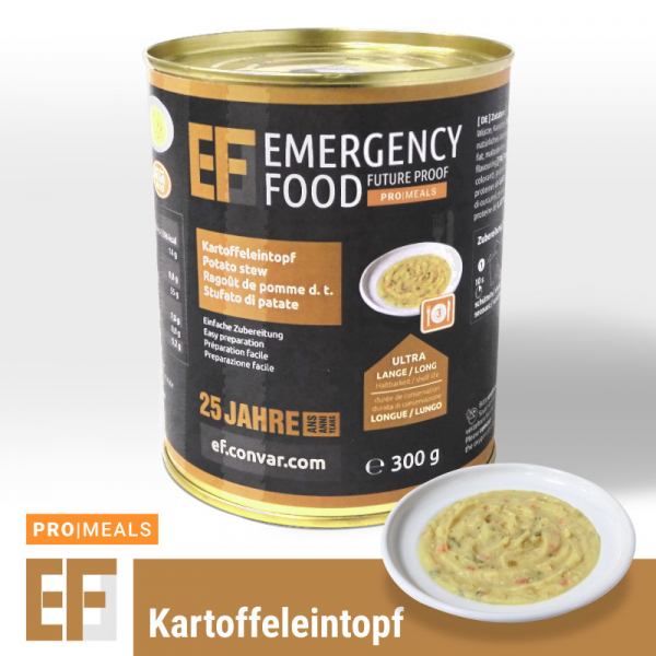 EF PRO Meals Kartoffeleintopf (300g) - Langzeitlebensmittel